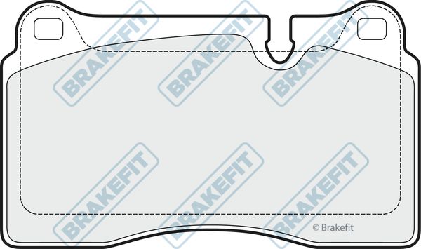 APEC BRAKING stabdžių trinkelių rinkinys, diskinis stabdys PD3213